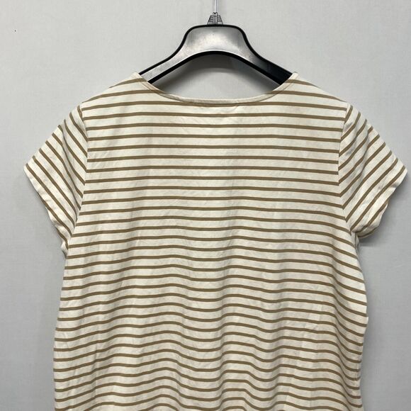 Isaac Mizrahi Live Women Short Sleeve Blouse Top Shirt Size XL X-Large M276 -6 - Picture 11 of 13